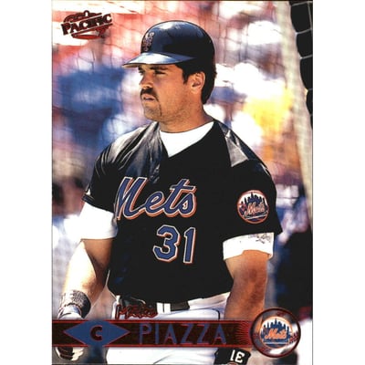 1999 Pacific Red #286 Mike Piazza