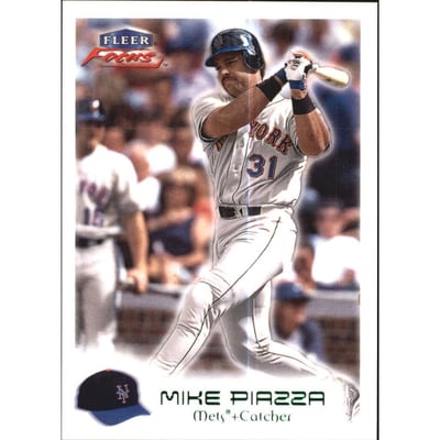 2000 Fleer Focus Masterpiece Mania #109 Mike Piazza