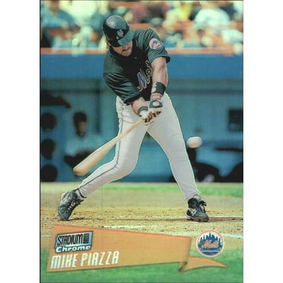 2000 Stadium Club Chrome Preview Refractors #SCC9 Mike Piazza