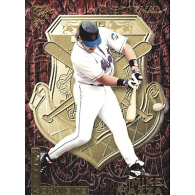 2000 Topps Gallery Exhibits #GE3 Mike Piazza