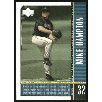 2000 Upper Deck Legends Commemorative Collection #48 Mike Hampton