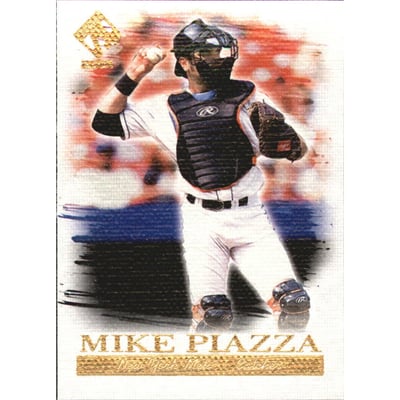 2001 Private Stock Artist's Canvas #12 Mike Piazza