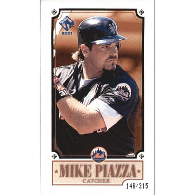2001 Private Stock PS-206 Stars #12 Mike Piazza