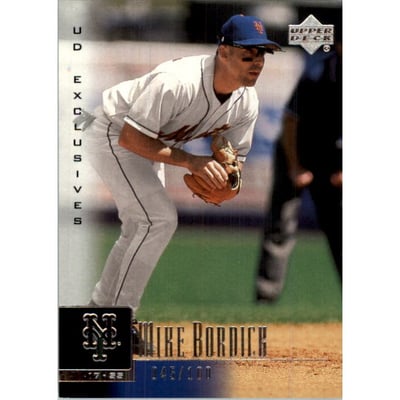 2001 Upper Deck Exclusives Silver #224 Mike Bordick
