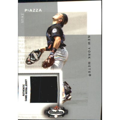 2002 Fleer Box Score Classic Miniatures Game Used #2 Mike Piazza Jsy