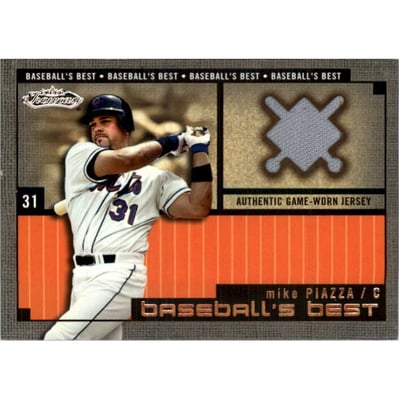 2002 Fleer Showcase Baseball's Best Memorabilia #3 Mike Piazza Jsy