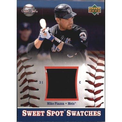 2002 Sweet Spot Swatches #SMP Mike Piazza