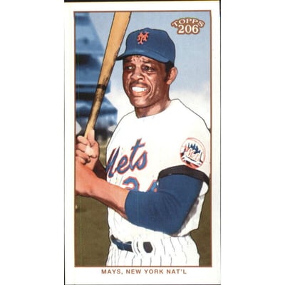 2002 Topps 206 Polar Bear #295 Willie Mays RET