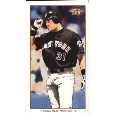2002 Topps 206 Polar Bear #313 Mike Piazza