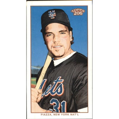 2002 Topps 206 Polar Bear #82 Mike Piazza