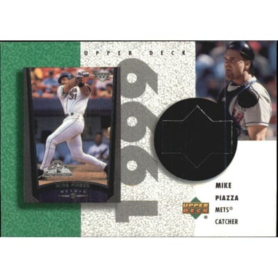 2002 UD Authentics Reverse Negative Jerseys #RMP Mike Piazza