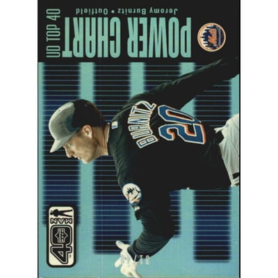 2002 Upper Deck 40-Man Electric Rainbow #1117 Jeromy Burnitz PC