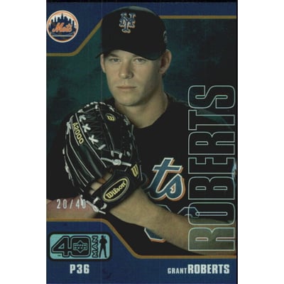 2002 Upper Deck 40-Man Electric Rainbow #819 Grant Roberts