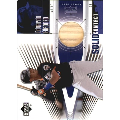 2002 Upper Deck Rookie Debut Solid Contact #EA Edgardo Alfonzo
