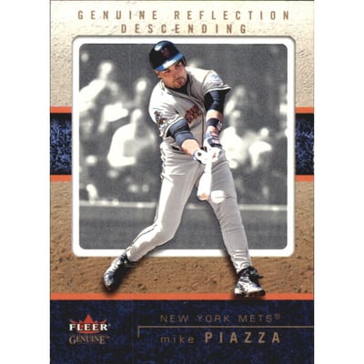 2003 Fleer Genuine Reflection Descending #19 Mike Piazza/112