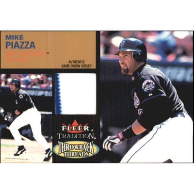 2003 Fleer Tradition Update Throwback Threads #MP Mike Piazza