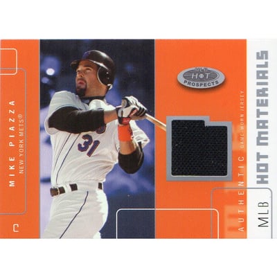 2003 Hot Prospects MLB Hot Materials #MPI Mike Piazza Jsy