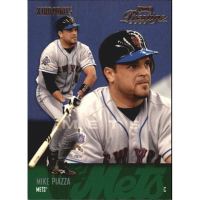 2003 Playoff Prestige Xtra Points Green #147 Mike Piazza