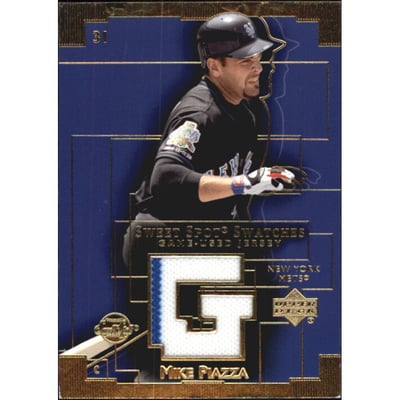 2003 Sweet Spot Swatches #MP Mike Piazza