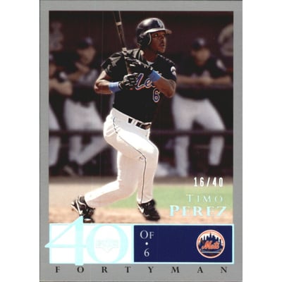 2003 Upper Deck 40-Man Rainbow #623 Timo Perez