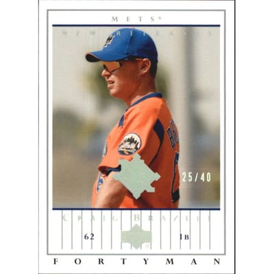 2003 Upper Deck 40-Man Rainbow #933 Craig Brazell NR