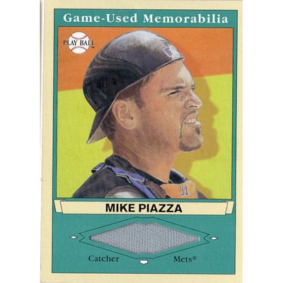 2003 Upper Deck Play Ball Game Used Memorabilia Tier 1 #MP1 Mike Piazza Jsy