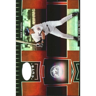 2004 Leaf Certified Cuts Marble Red #123 Mike Piazza