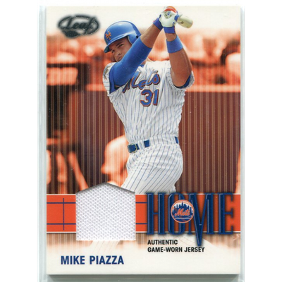 2004 Leaf Home/Away Jerseys #8H Mike Piazza H