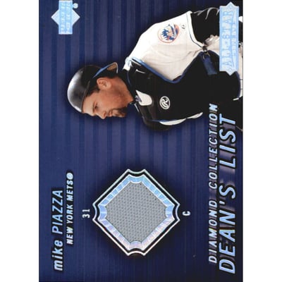 2004 UD Diamond All-Star Dean's List Jersey #PI Mike Piazza
