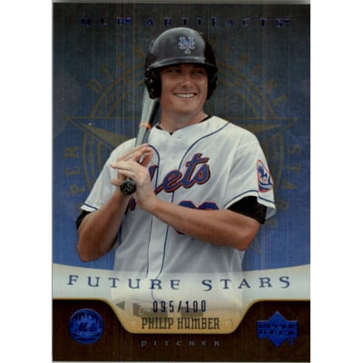 2005 Artifacts Rainbow Blue #258 Philip Humber FS