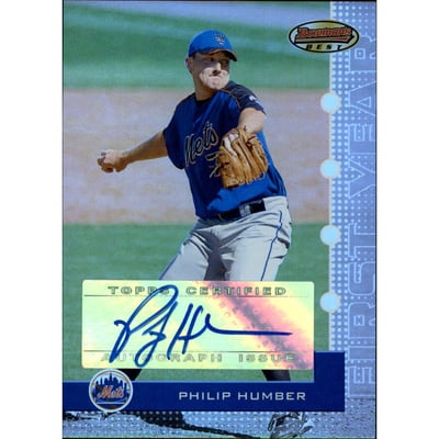 2005 Bowman's Best #108 Philip Humber FY AU RC