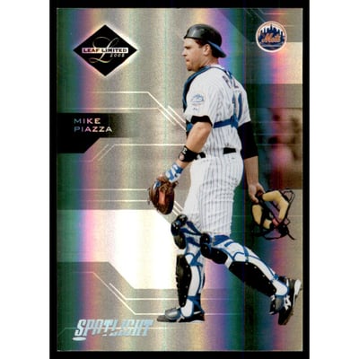 2005 Leaf Limited Silver Spotlight #100 Mike Piazza