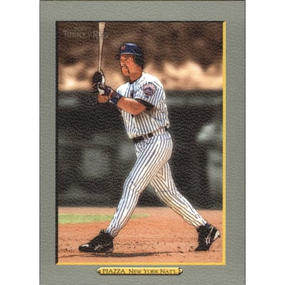 2005 Topps Turkey Red #16A M.Piazza Blue Uni SP