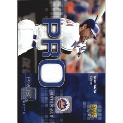 2005 Upper Deck Pros and Prospects Pro Material #PI Mike Piazza