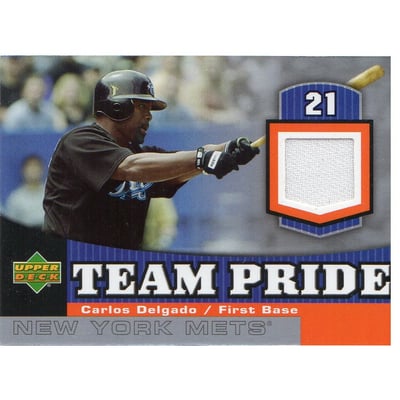 2006 Upper Deck Team Pride Materials #CD Carlos Delgado Jsy