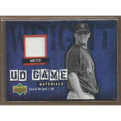 2006 Upper Deck UD Game Materials #WR David Wright Pants S1