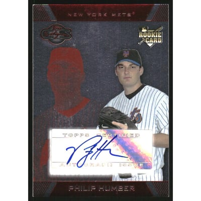 2007 Topps Co-Signers Silver Red #109 Philip Humber AU