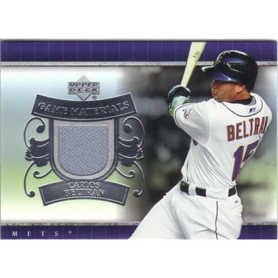 2007 Upper Deck UD Game Materials #CB Carlos Beltran Pants S1