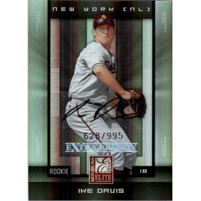 2008 Donruss Elite Extra Edition #125 Ike Davis AU/995