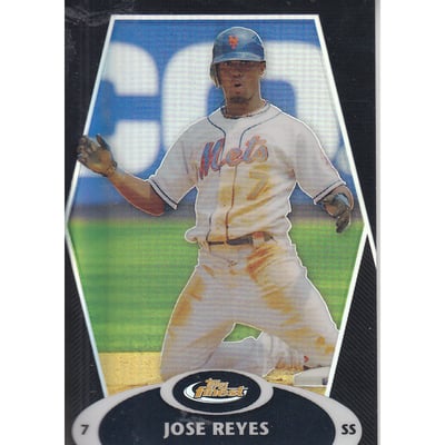 2008 Finest Refractors Black #115 Jose Reyes