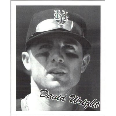 2008 Upper Deck Goudey Mini Blue Backs #257 David Wright 36 BW