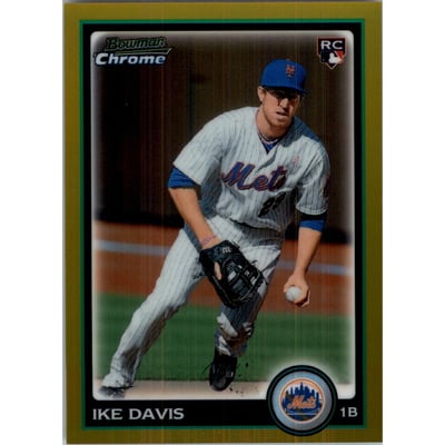 2010 Bowman Chrome Draft Gold Refractors #BDP8 Ike Davis
