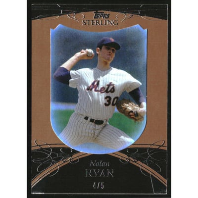 2010 Topps Sterling Gold #147 Nolan Ryan /5