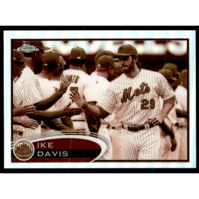 2012 Topps Chrome Sepia Refractors #54 Ike Davis