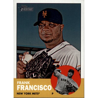 2012 Topps Heritage #426 Frank Francisco SP