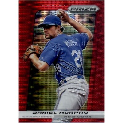 2013 Panini Prizm Prizms Red Pulsar #51 Daniel Murphy