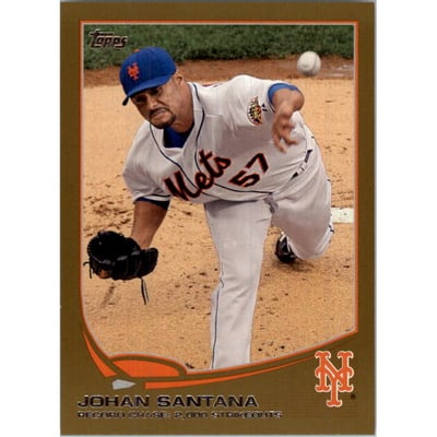 2013 Topps Mini Gold #89 Johan Santana