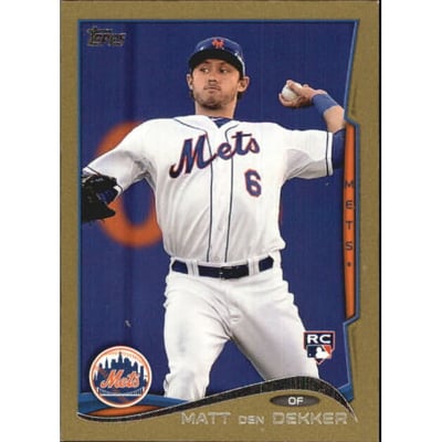 2014 Topps Mini Gold #510 Matt den Dekker