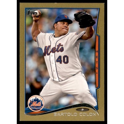 2014 Topps Mini Gold #631 Bartolo Colon