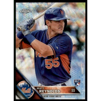 2016 Topps Chrome Blue Wave Refractors #68 Matt Reynolds